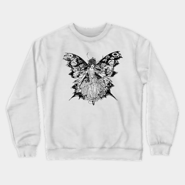 Cute Fairy Crewneck Sweatshirt by Vintage Sketches